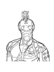 Free Fire Character 8 coloring page