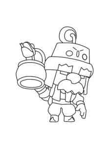 Gale Brawl Stars 6 coloring page