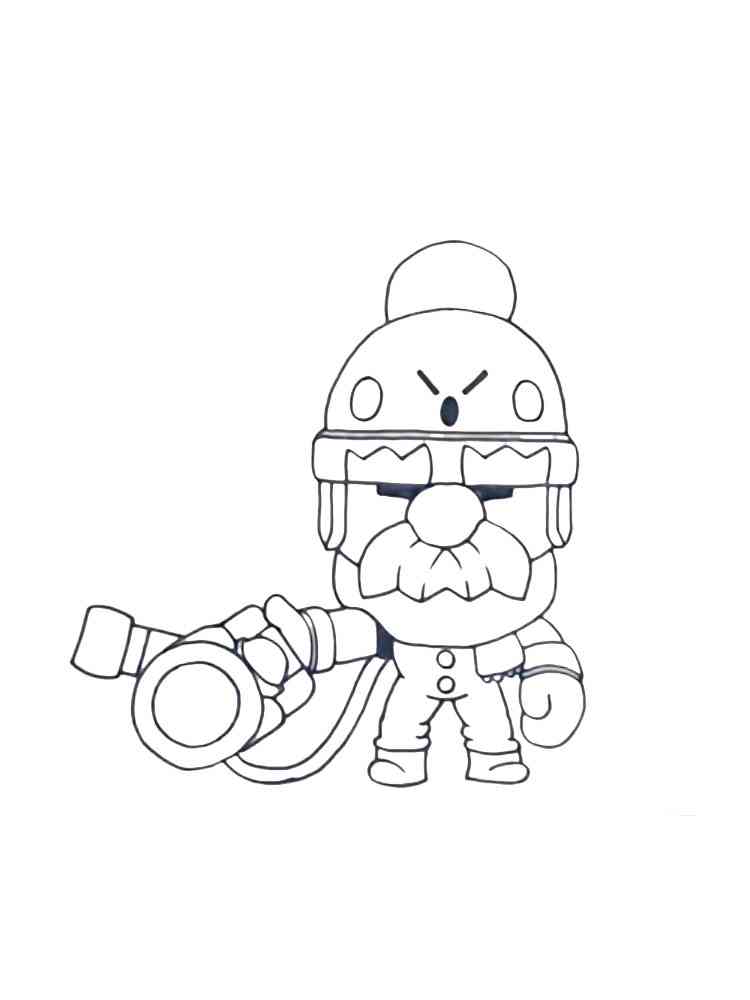 Gale Brawl Stars 7 coloring page