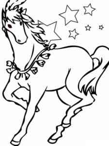 Gracious Horse coloring page