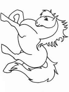 Pretty Horse coloring page