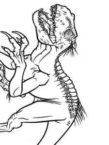 Scary Indoraptor coloring page