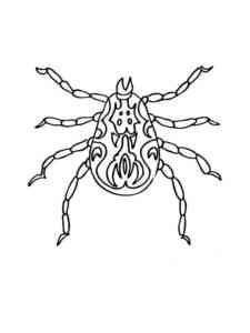 Mite coloring page