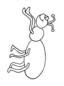 Cartoon Insect coloring page
