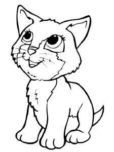 Kittens coloring pages