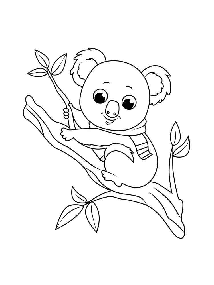 Baby Koala 2 coloring page