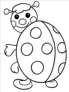 Ladybug coloring page for Kids