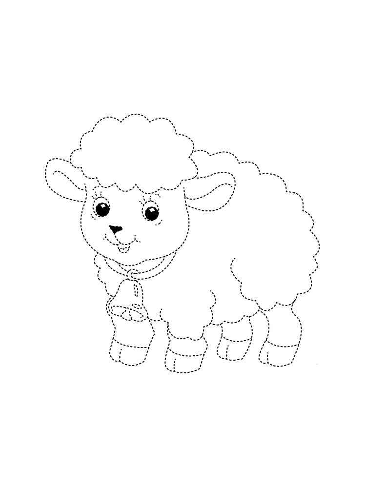 Little Lamb coloring page
