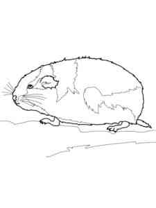 Simple Lemming coloring page