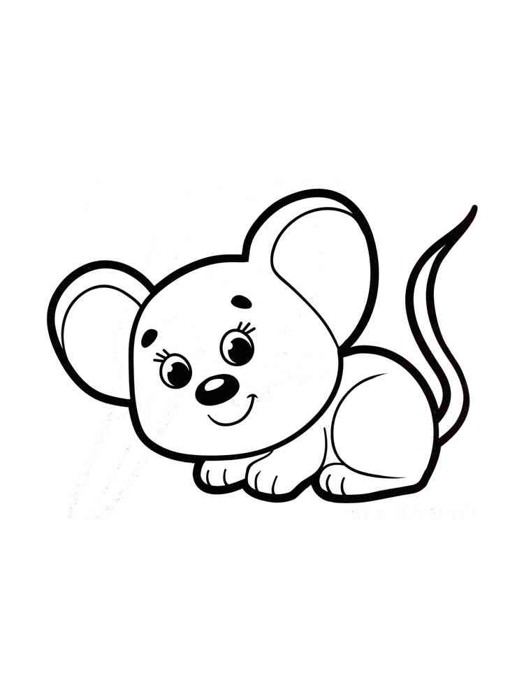 Baby Mouse coloring page