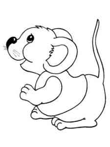 Fat Mouse coloring page