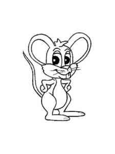 Cartoon Mouse coloring page