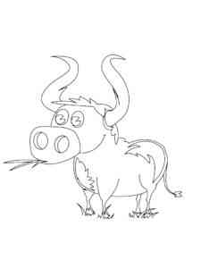 Little Ox coloring page
