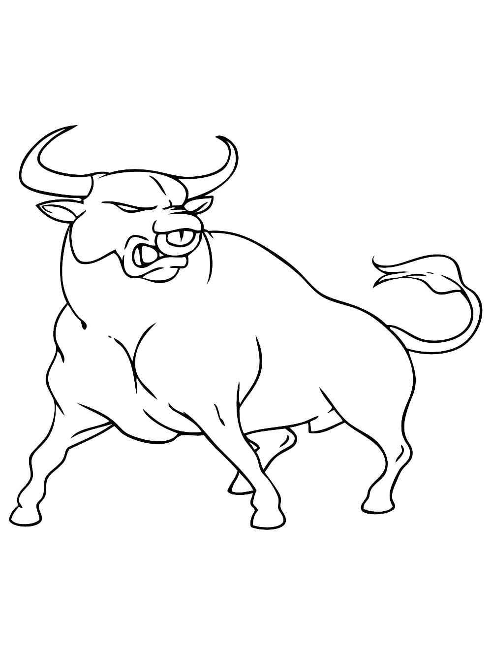 Huge Ox coloring page