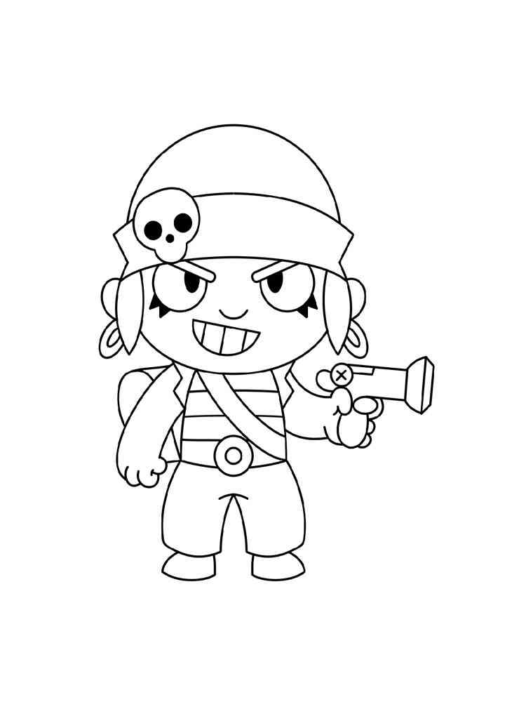 Penny Brawl Stars 4 coloring page