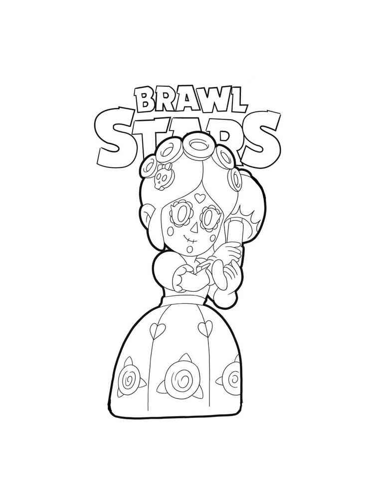 Piper Brawl Stars 4 coloring page