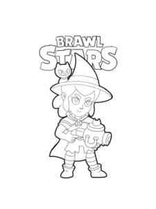 Shelly Brawl Stars 7 coloring page