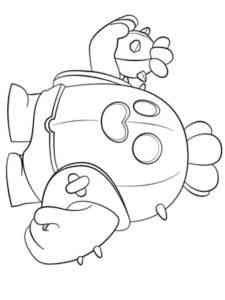 Spike Brawl Stars 5 coloring page