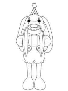 Bunzo Bunny 4 coloring page