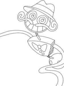 Daddy Long Legs Poppy Playtime coloring page