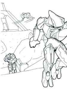 Halo 3 ODST coloring page