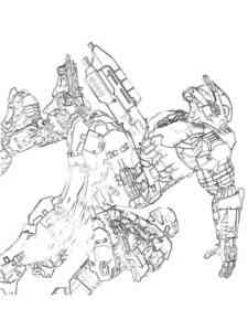 Halo ODST coloring page