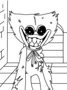 Beautiful Huggy Wuggy coloring page