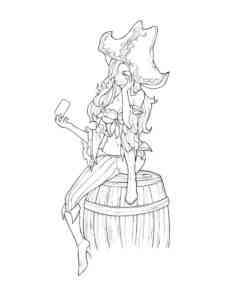 Miss Fortune League Of Legends coloring page