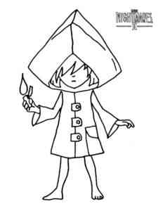 Six from Little Nightmares coloring page