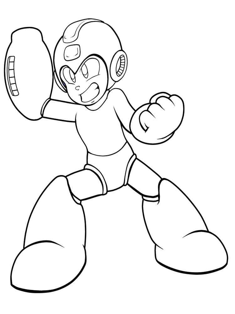 Mega Man 3 coloring page