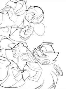 Mega Man 7 coloring page