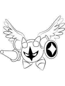 Meta Knight 2 coloring page