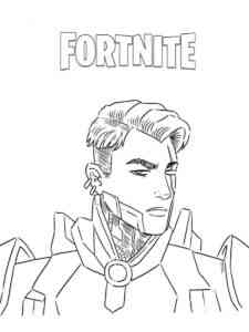 Easy Midas Fortnite coloring page