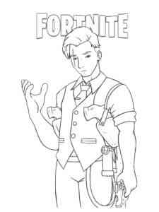 Amazing Midas Fortnite coloring page