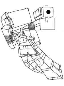 Minecraft Art coloring page