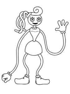 Simple Mommy Long Legs coloring page