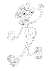 Dancing Mommy Long Legs coloring page