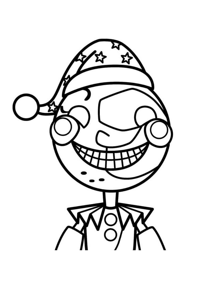 Moondrop Face coloring page