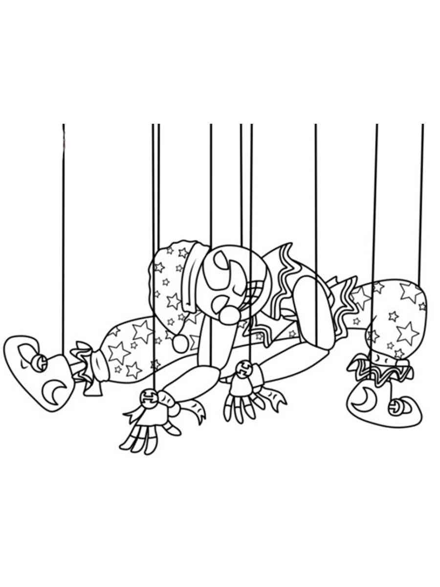 Simple Moondrop coloring page