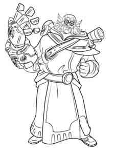 Torvald Paladins coloring page
