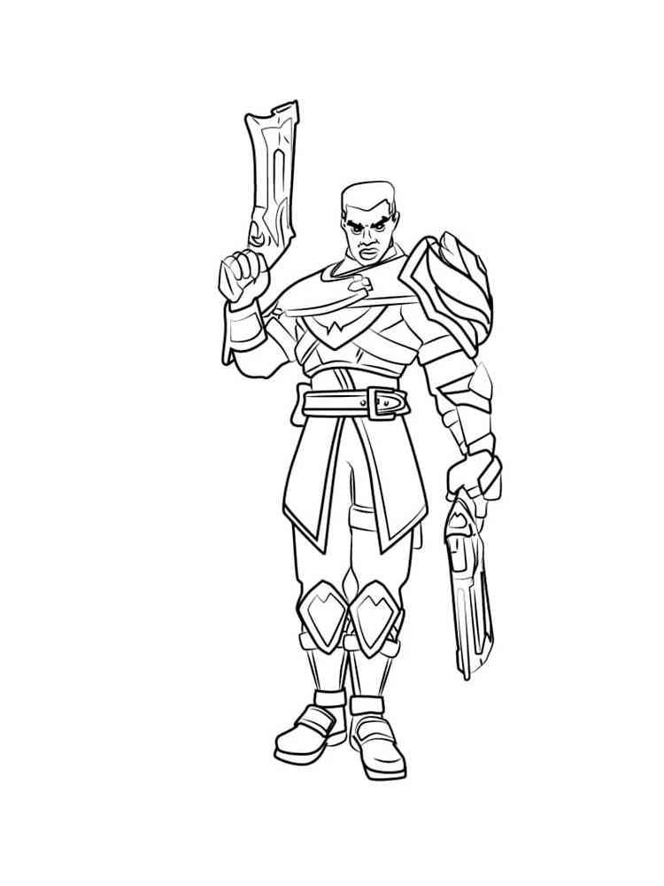 Lex Paladins coloring page