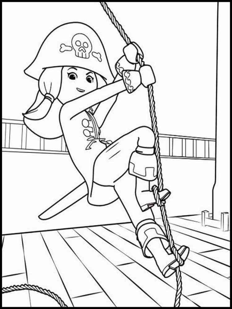 Playmobil Pirates coloring page