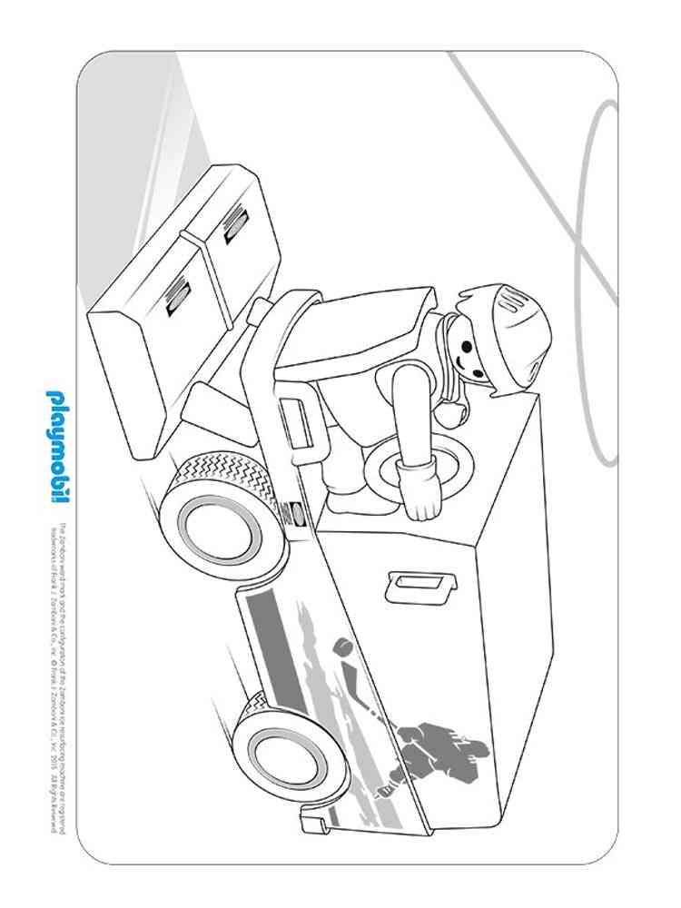 Ice Resurfacer Playmobil coloring page