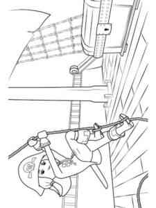 Pirate Playmobil coloring page