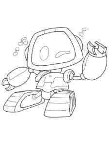 Boogie Bot Poppy Playtime coloring page
