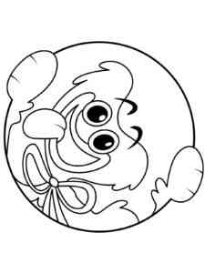 Poppy Playtime Huggy Wuggy 3 coloring page