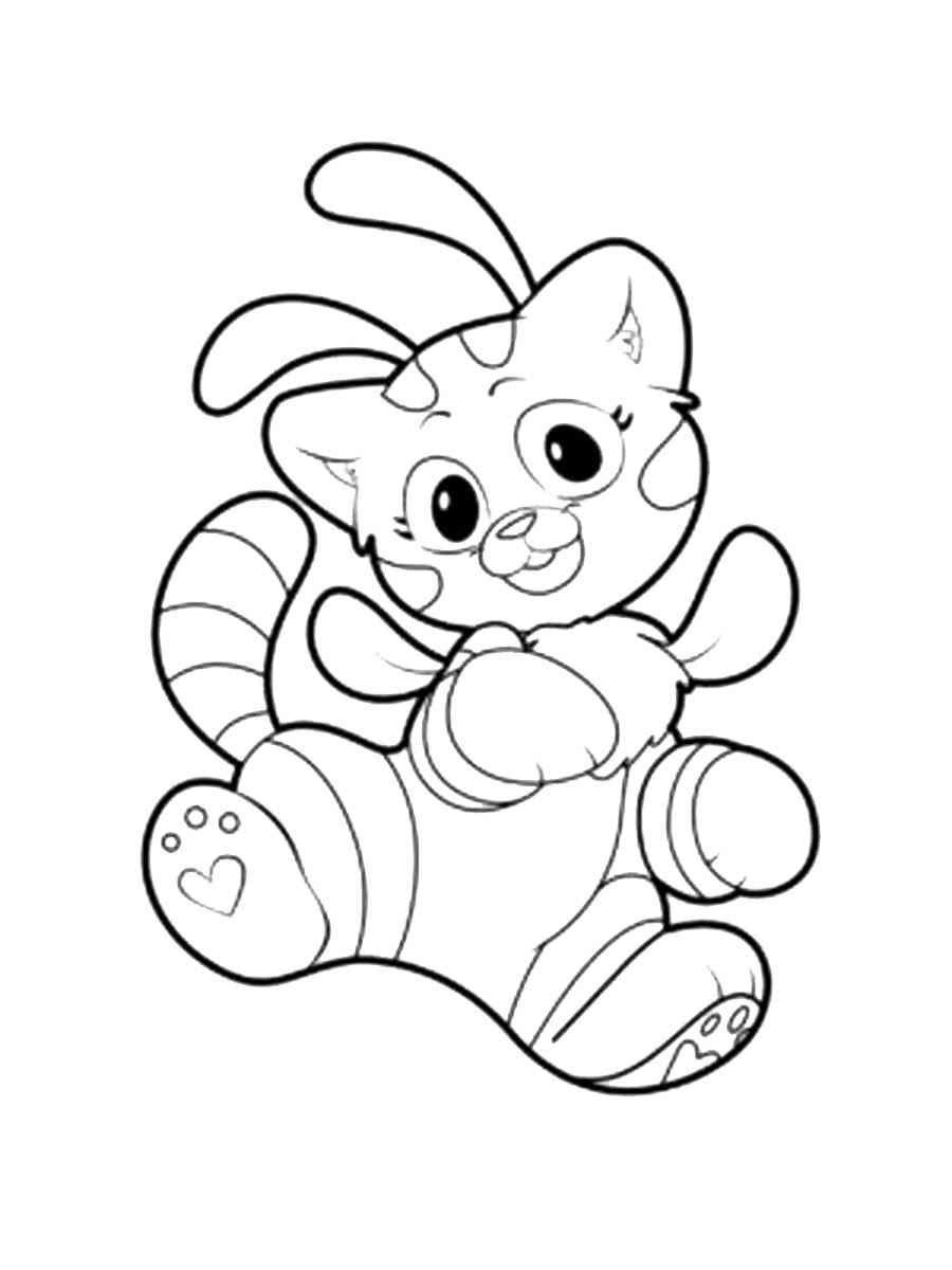 Poppy Playtime Cat-Bee coloring page