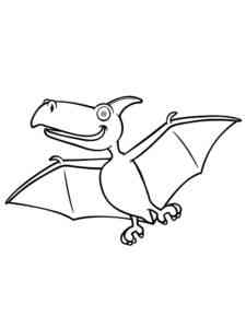 Little Pterodactyl coloring page