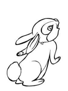 Cartoon Rabbit coloring page