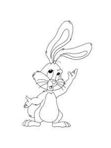 Funny Bunny coloring page